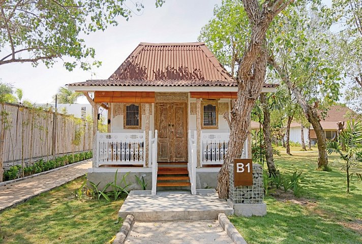 Gili Eco Villas - Wohnbeispiel 1 Bedroom Bungalow (Zimmercodierung BB1)