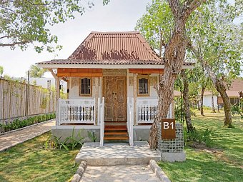 Gili Eco Villas - Wohnbeispiel 1 Bedroom Bungalow (Zimmercodierung BB1)
