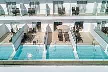 RIU Palace Aquarelle - Wohnbeispiel Junior Suite Swim Out (Zimmercodierung J1Q)