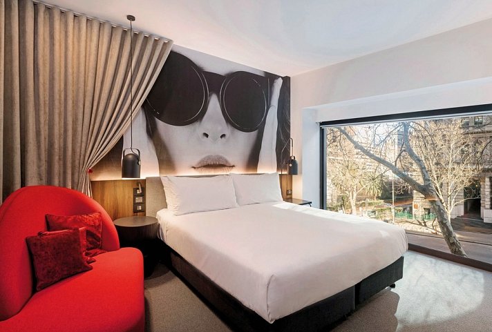 Hotel Indigo Melbourne on Flinders - Wohnbeispiel Standard King (Zimmercodierung UG1)