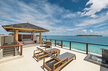 Angsana Velavaru Maldives - Beispiel Terrasse Deluxe InOcean Pool Villa (Zimmercodierung XD1)