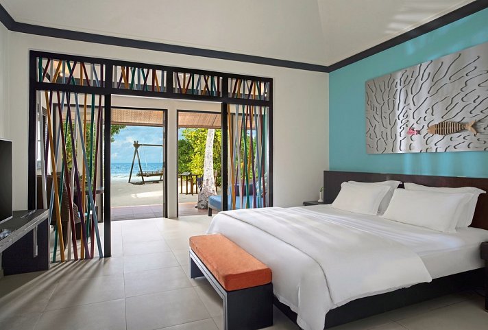 Dhawa Ihuru - Wohnbeispiel Beachfront Villa (Zimmercodierungen VB1, VB2 & VB3)