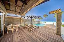 Nala Maldives by Jawakara - Wohnbeispiel Sunset Beach Pool Villa (Zimmercodierungen VB3, VV3, VD3 & VT3)