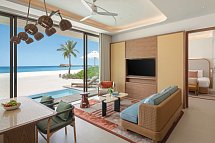 Centara Grand Lagoon Maldives - Wohnbeispiel Grand Two-Bedroom Beach Pool Villa (Zimmercodierungen VB3 & VV6)