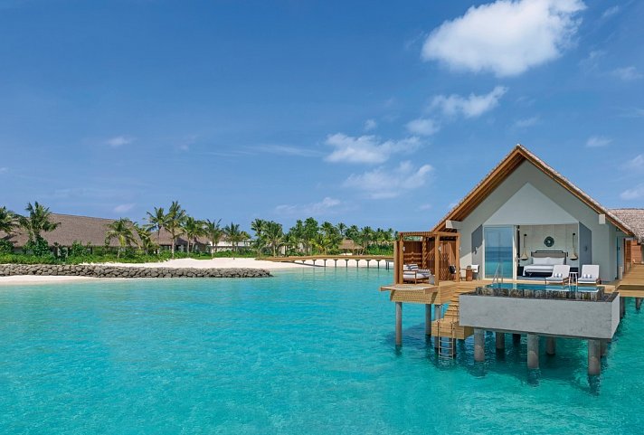JW Marriott Maldives Kaafu Atoll Island Resort - Wohnbeispiel Overwater Pool Villa (Zimmercodierung VX1)