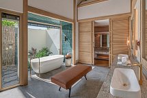 JW Marriott Maldives Kaafu Atoll Island Resort - Beispiel Bad Beach Pool Villa (Zimmercodierungen VB1 & VB2)