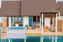 Meyyafushi Maldives - Wohnbeispiel Water Pool Villa (Zimmercodierungen VX2 & VV3)