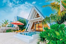 Oaga Art Resort Maldives - Wohnbeispiel Bodu Beach Pool Villa Haruge (Zimmercodierung VB2)