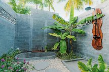 Oaga Art Resort Maldives - Beispiel Bad Bodu Beach Pool Villa Haruge (Zimmercodierung VB2)