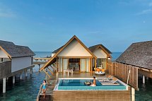 Emerald Faarufushi Resort & Spa - Wohnbeispiel Water Villa with Pool (Zimmercodierungen VX1 & VX2)