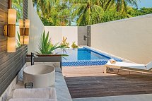 Fiyavalhu Maldives - Wohnbeispiel Beach Pool Villa (Zimmercodierung UD1)