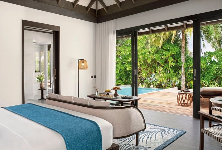 Anantara Veli Maldives Resort - Wohnbeispiel Beach Pool Villa