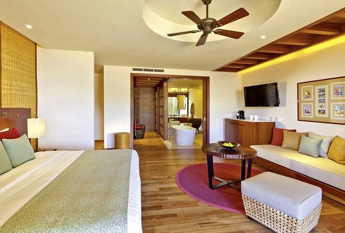 Le Jadis Beach Resort & Wellness - Wohnbeispiel Luxury Garden Lagoona Suite (Zimmercodierungen WU1 & WH1)