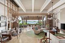 Shangri-La Le Touessrok, Mauritius - Wohnbeispiel Shangri-La Two Bedroom Beach Suite (Zimmercodierung WB3)