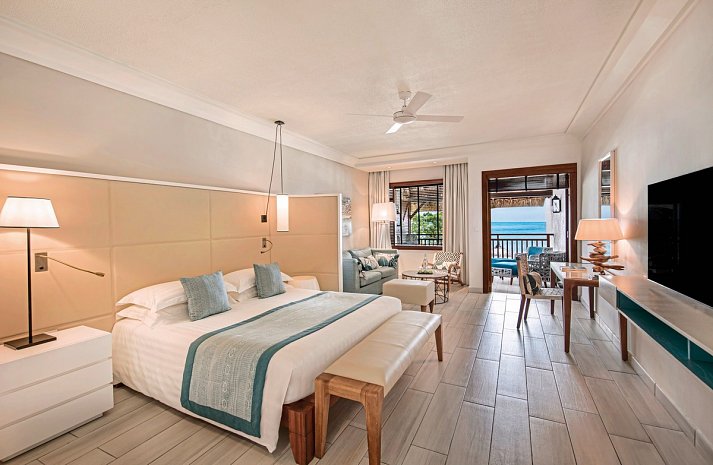Constance Belle Mare Plage - Wohnbeispiel Junior Suite (Zimmercodierungen JB1, UB8, JC1, JH1, JBM, JCM & JHM)