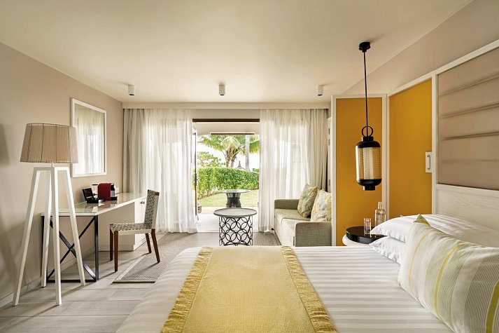 Constance Belle Mare Plage - Wohnbeispiel Prestige Zimmer (Zimmercodierungen UO1, UO8, UC1 & UH1)