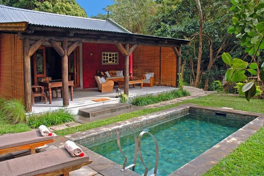Lakaz Chamarel - Wohnbeispiel Garden Suite with private Pool (Zimmercodierungen W1G & WH1)