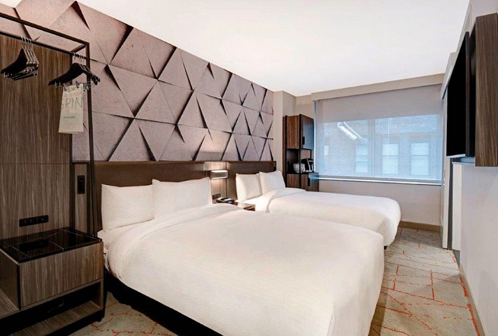 SpringHill Suites New York Midtown Manhattan/Park Avenue - Wohnbeispiel Studio Two Double beds (Zimmercodierung UG3)