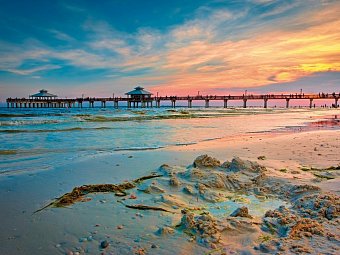 Manhattan Express & Florida Sunshine State inkl. Badeverlängerung (Superior-Variante, Ocean View) - Fort Myers Beach Pier