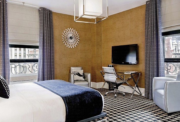 Ameritania Hotel - Wohnbeispiel Deluxe King (Zimmercodierung UD2)