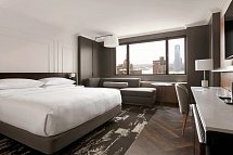 Marriott Downtown New York - Wohnbeispiel Hudson River View Deluxe One King bed (Zimmercodierung XD2)
