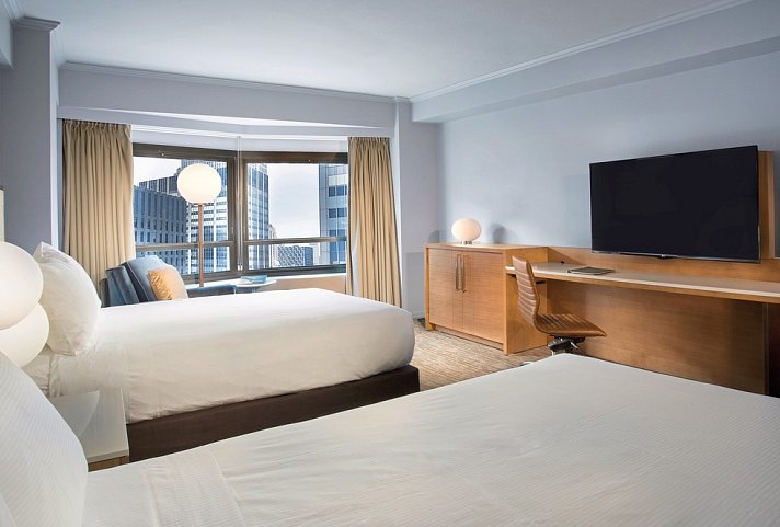 New York Hilton Midtown - Wohnbeispiel Urban Double/Double, City Double/Double, Skyline Double/Double (Zimmercodierungen UG3, UD3 & XD3)