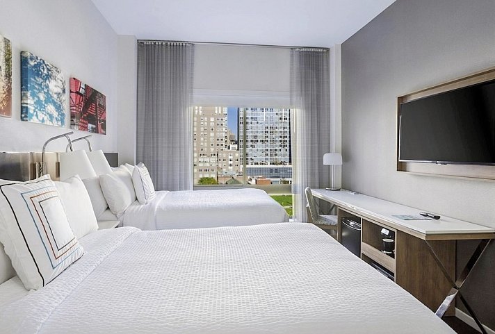 Fairfield Inn & Suites New York Manhattan/Central Park - Wohnbeispiel Guest Room Two Double beds (Zimmercodierung UG3)