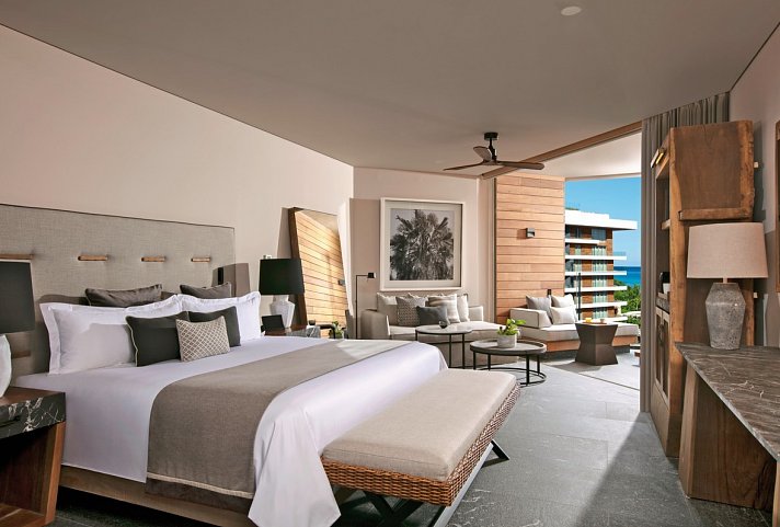 Secrets Moxché Playa del Carmen - Wohnbeispiel Juniorsuite Oceanview (Zimmercodierung J1M)