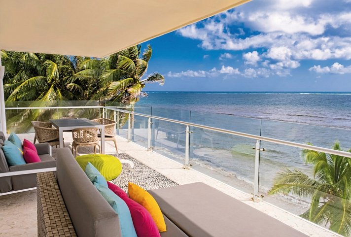 Iberostar Selection Riviera Cancun - Wohnbeispiel Corner Suite Ocean Front (Zimmercodierung W7O)