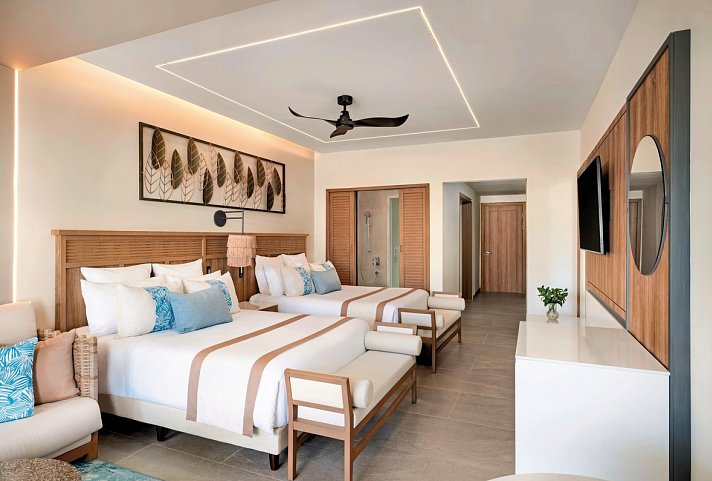 Secrets Tides Punta Cana - Wohnbeispiel Preferred Club Junior Suite Tropical View (Zimmercodierung JLG)