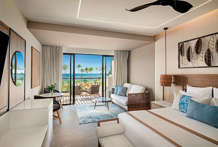 Secrets Tides Punta Cana - Wohnbeispiel Preferred Club Junior Suite Ocean Front (Zimmercodierung JLM)
