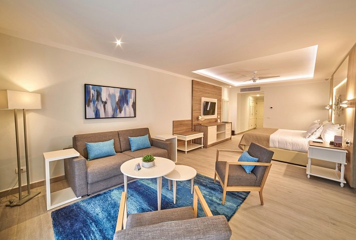 Bahia Principe Luxury Ambar - Wohnbeispiel Juniorsuite Deluxe (Zimmercodierungen JD1, JD2, J1Q & JBQ)