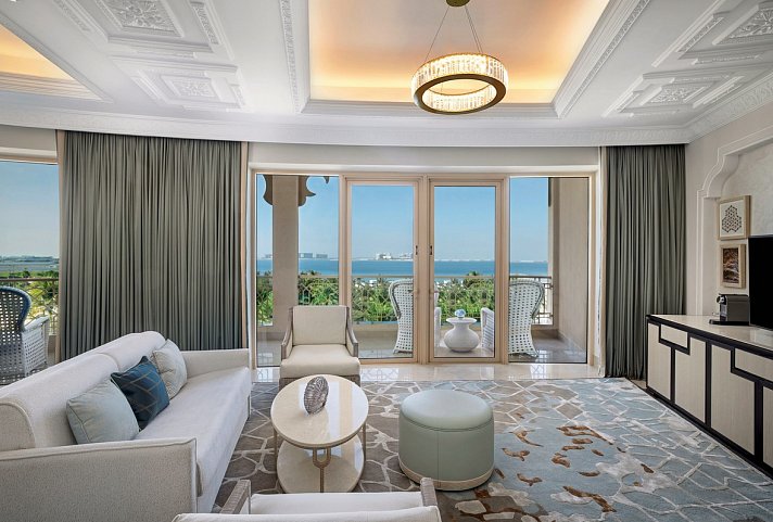 Waldorf Astoria Ras Al Khaimah - Wohnbeispiel One Bedroom Ocean View Suite (Zimmercodierungen W2M & W3M)