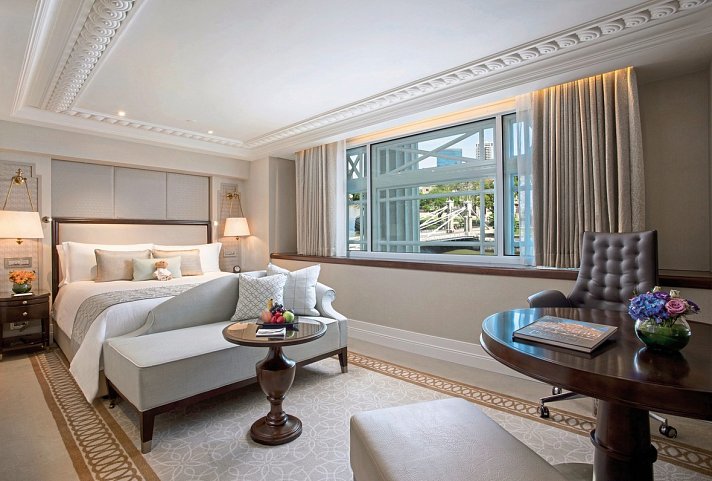 The Fullerton Hotel Singapore - Wohnbeispiel Quay Room (Zimmercodierung UB2)