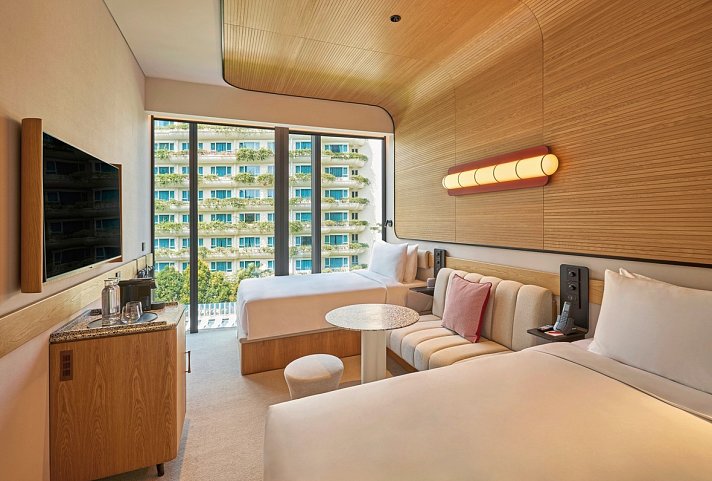 The Standard Singapore - Wohnbeispiel Standard Room (Zimmercodierungen UB1 & UBP)