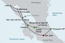 Costa Rica - Nicaragua: koloniale Schätze & üppige Natur