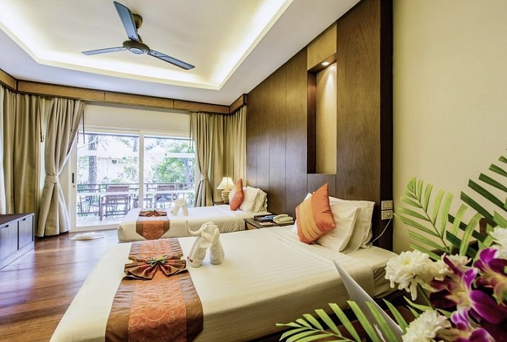 Koh Chang Paradise Resort & Spa - Wohnbeispiel Deluxe Bungalow (Zimmercodierung BD1)