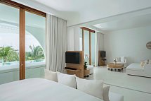 SALA Samui Chaweng Beach Resort - Wohnbeispiel Oceanfront 1 Bedroom Pool Suite (Zimmercodierung WB3)
