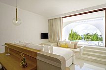 SALA Samui Chaweng Beach Resort - Wohnbeispiel Oceanfront Balcony Pool Suite (Zimmercodierung WB2)