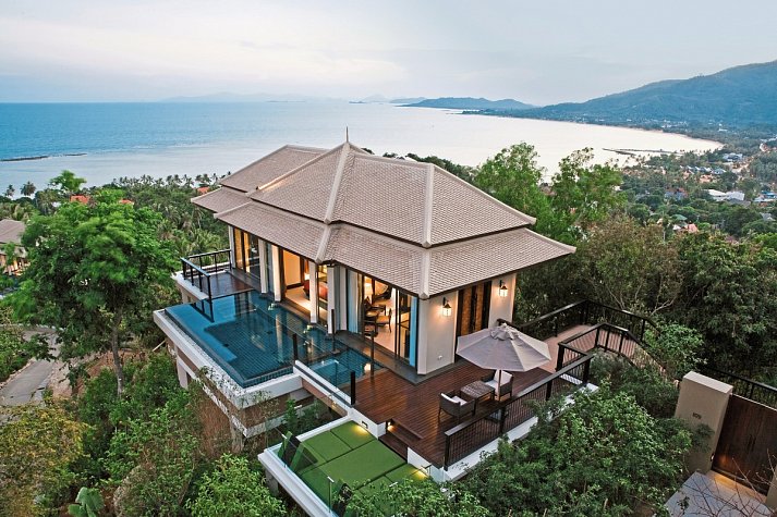 Banyan Tree Samui - Wohnbeispiel Horizon Hillcrest Pool Villa (Zimmercodierung VM5)