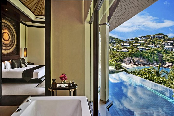 Banyan Tree Samui - Wohnbeispiel Ocean View Pool Villa (Zimmercodierung VDN)