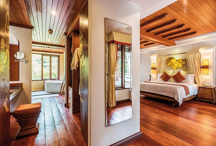 Muang Samui Spa Resort - Wohnbeispiel Grand-Deluxe-Suite-Garden-View (Zimmercodierung WBG)