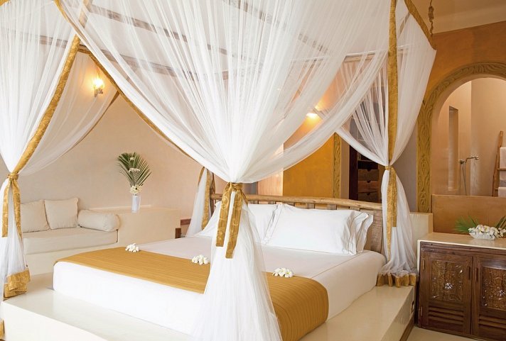 Gold Zanzibar Beach House & Spa - Wohnbeispiel Deluxe Garden (Zimmercodierungen UDG & UDM)