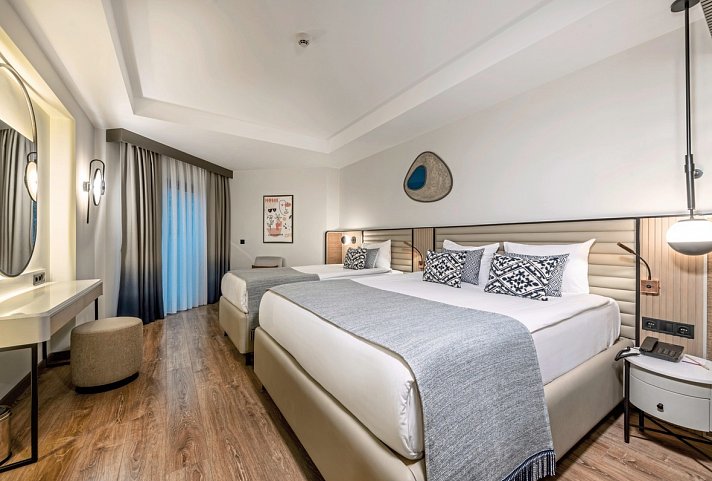 Belek Beach Resort - Wohnbeispiel Doppelzimmer Komfort Landblick (Zimmercodierung DFL)