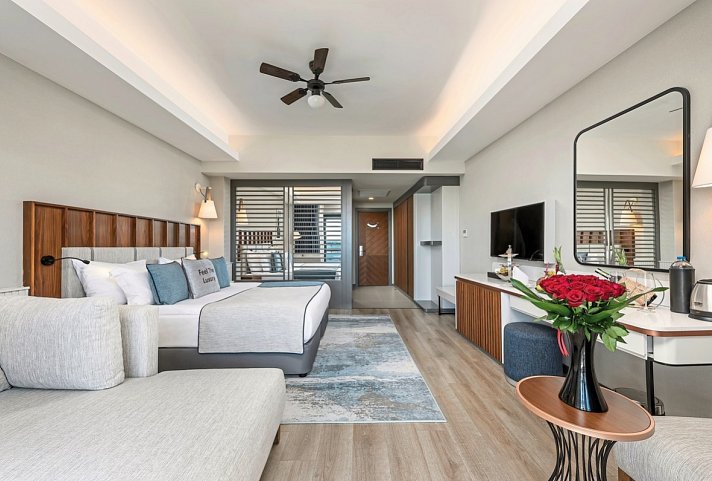 Seaden Quality Resort & Spa - Wohnbeispiel Doppelzimmer Landblick (Zimmercodierungen DBL & DCL)