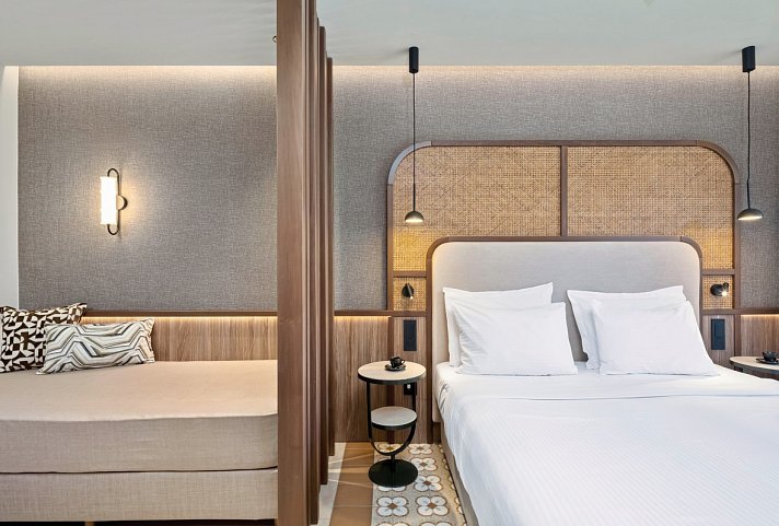 Sentido Apollo Palace - Wohnbeispiel Juniorsuite Deluxe Privatpool (Zimmercodierung JDR)