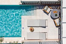 Sentido Apollo Palace - Beispiel Außenbereich Juniorsuite Deluxe Privatpool (Zimmercodierung JDR)