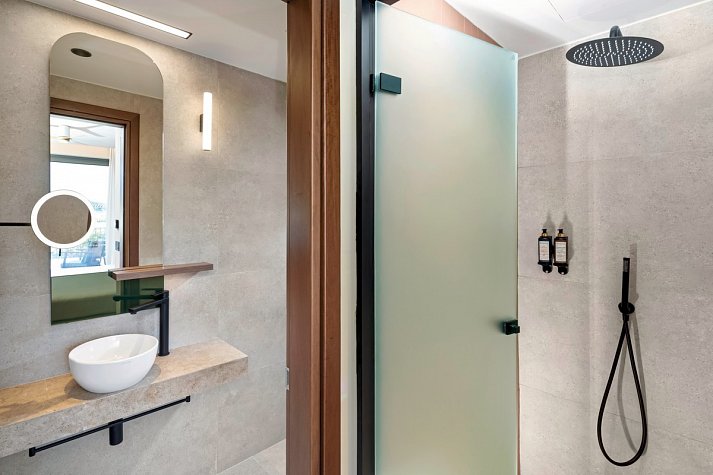 Sentido Apollo Palace - Beispiel Bad Suite Deluxe Family (Zimmercodierung WD1)