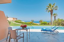 Ibiscus Hotel Corfu - Wohnbeispiel Doppelzimmer Swim-Up (Zimmercodierung DBQ)