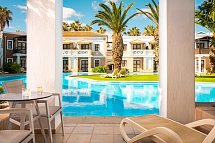 Mitsis Royal Mare - Wohnbeispiel Suite Swim Up Gemeinschaftspool (Zimmercodierung WBQ)
